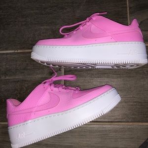 Pink Nike AF1 Sage Low